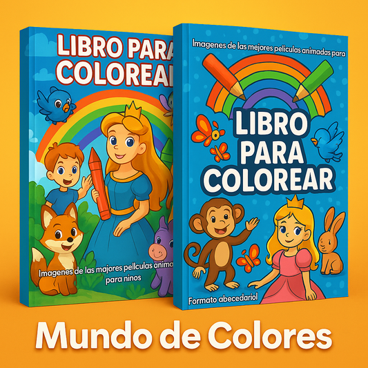 Mundo de Colores – Pack de 2 Ebooks para Colorear